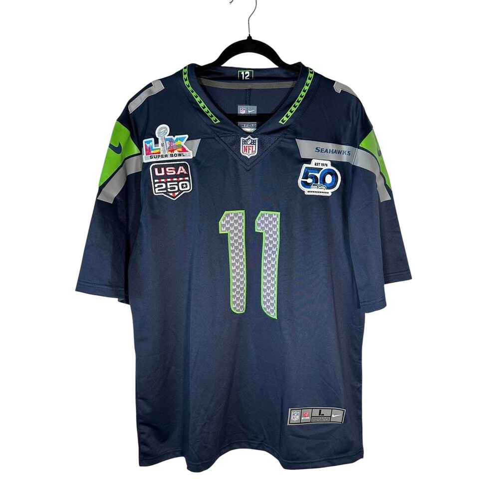 Jaxon Smith-Njigba Seattle Seahawks 50th Anniversary SBLX Nike Men's L Nike NWT